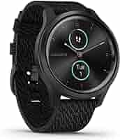 GARMIN VIVOMOVE STYLE ブラックペッパーナイロン/スレイト Garmin vivomove® Style Black Pepper Nylon with Slate