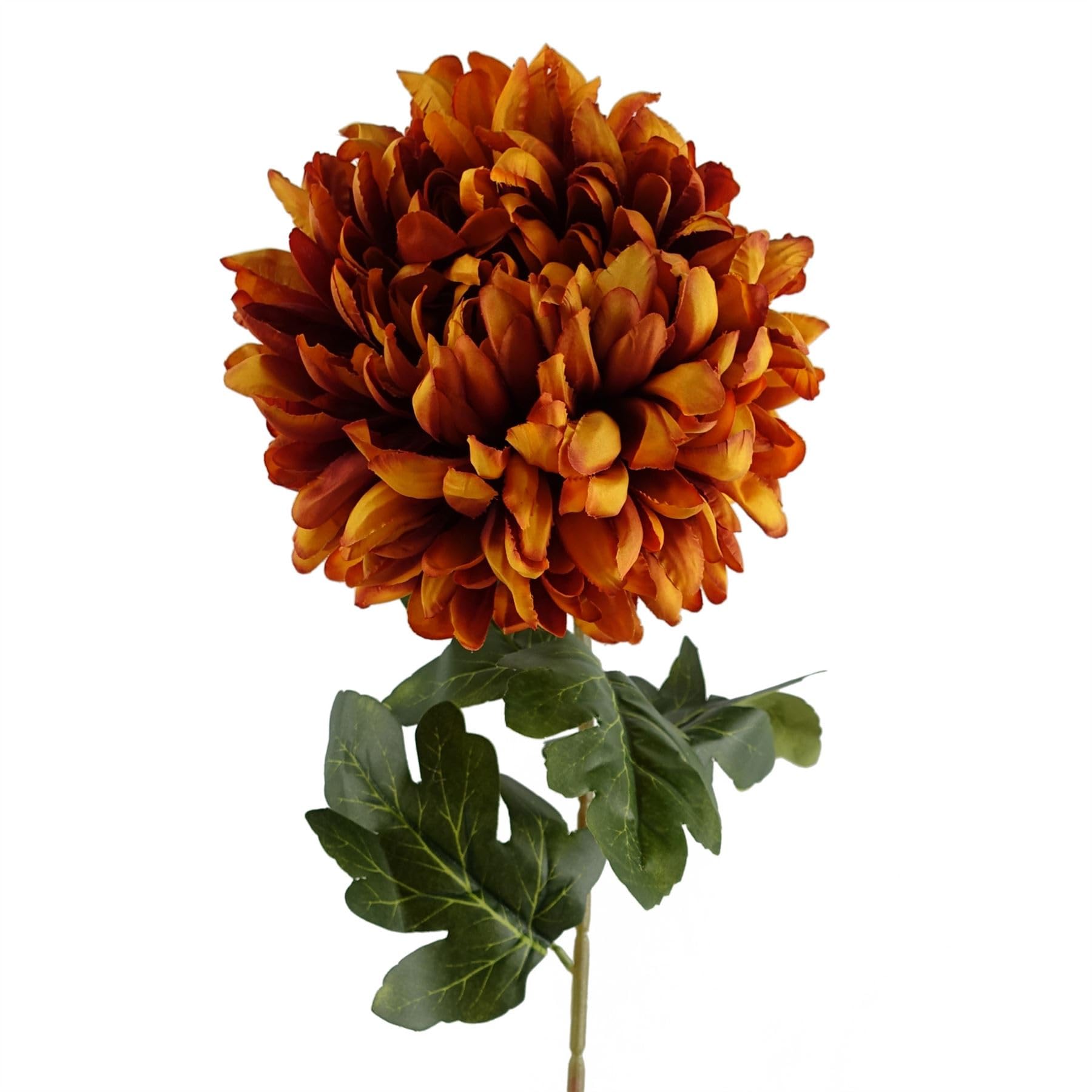 Leaf Design Artificial Chrysanthemum Stem Flowers