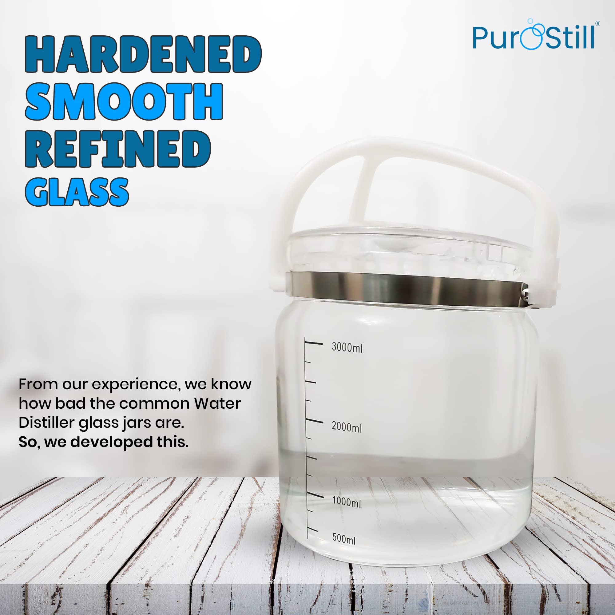 2022 4 Litre Hardened, Smooth & Refined Glass Water Distiller