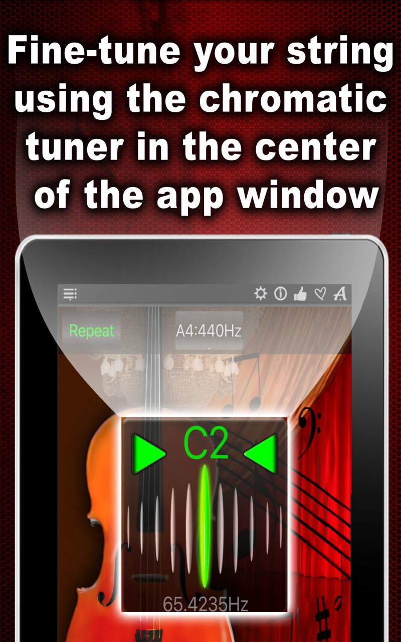 Cello Tuner App on Amazon Appstore