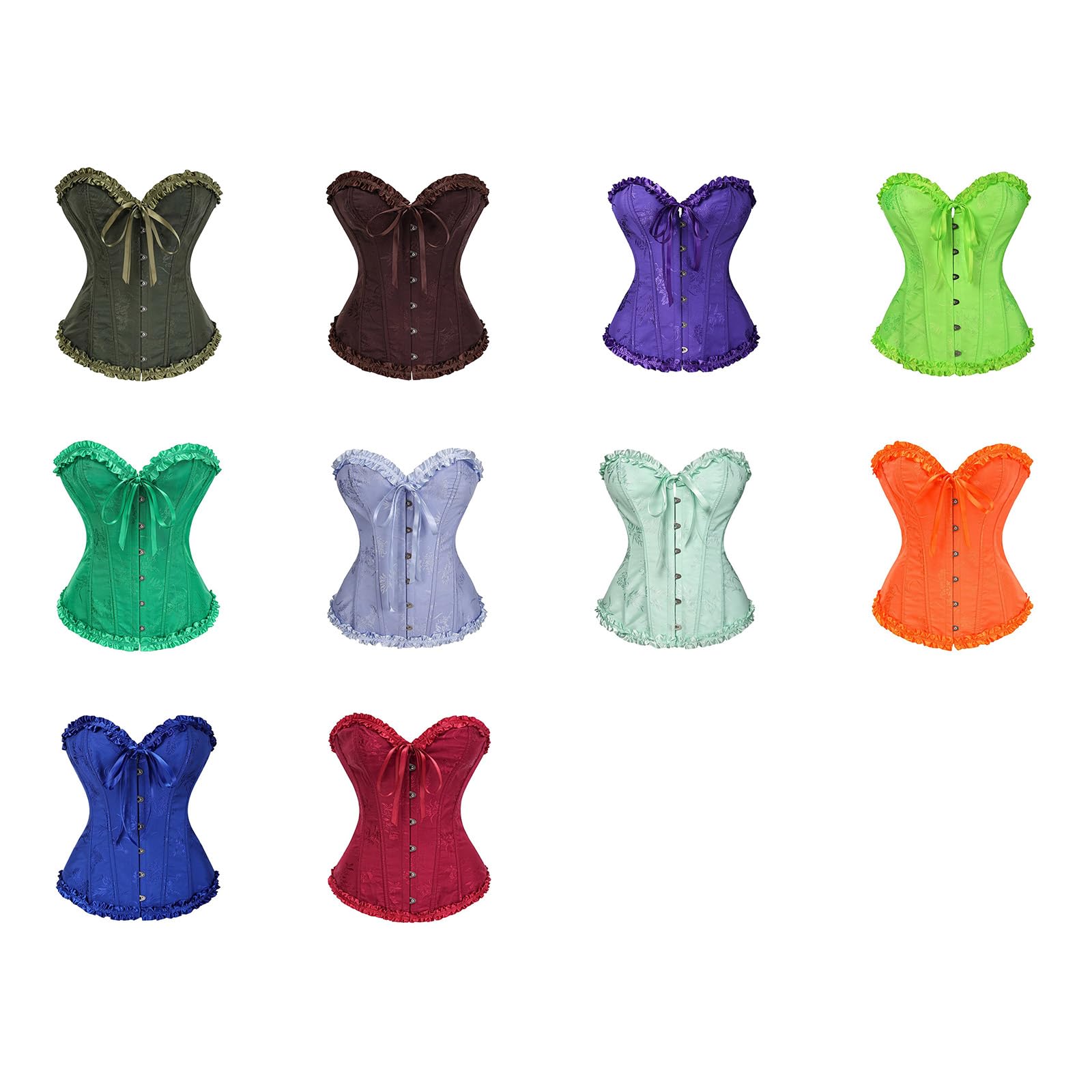 Corsetto sottoseno in pizzo femminile regolabile in morbido poliestere per curve definizione corsetto confortevole per tutti i giorni