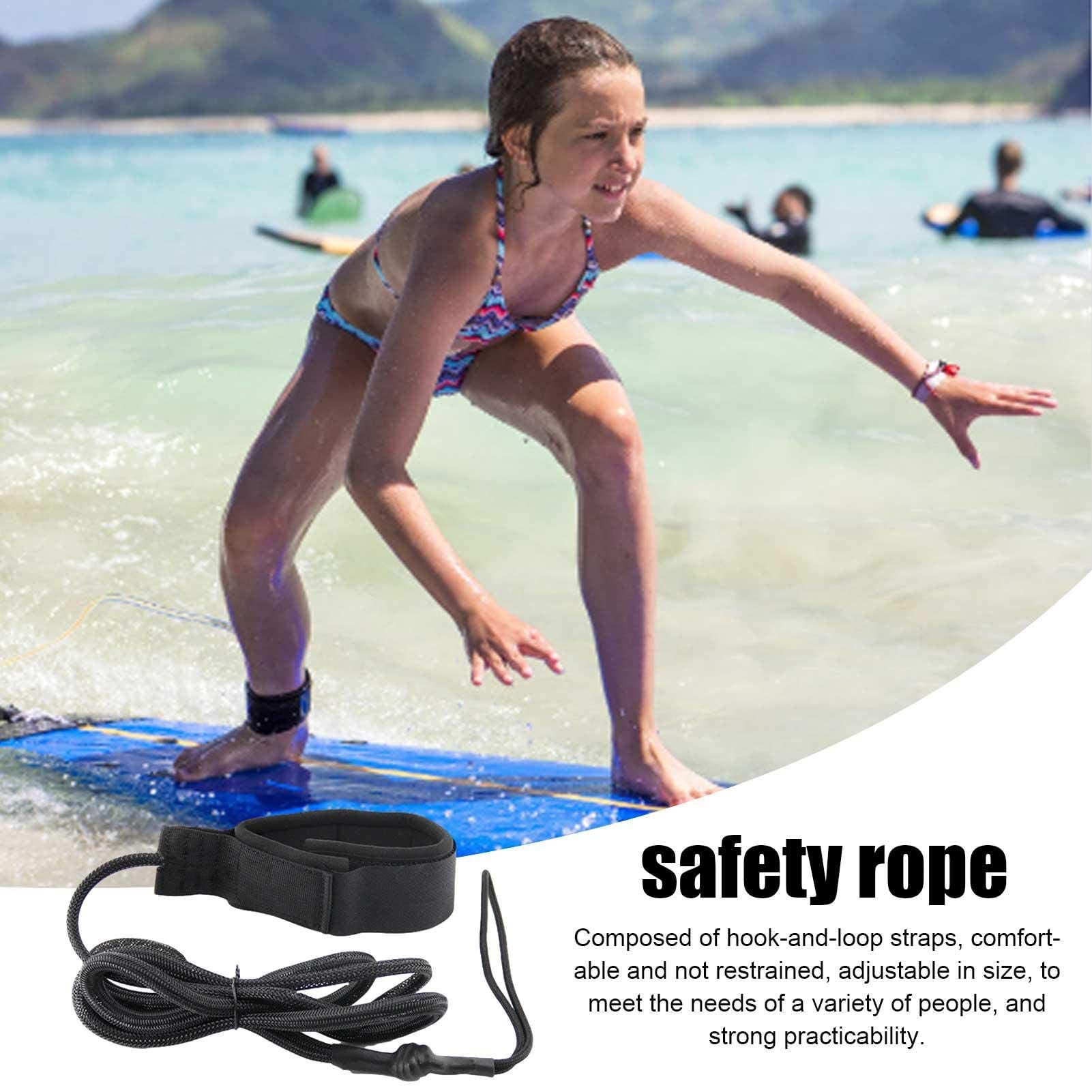 FAXIOAWA Laisse de Planche de Surf, Laisse de Sup - Corde de Jambe de Planche de pagaie de Protection réglable de sécurité Stand Up Paddle Board Leg Foot Rope Surf Leash Nice