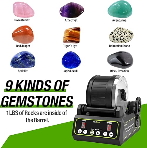 Miniatura 13 de Kit de vaso C1 Rock – Profesional de gran capacidad de 2.5 libras, hasta 5 veces más cancelación de ruido, temporizador ajustable y velocidad