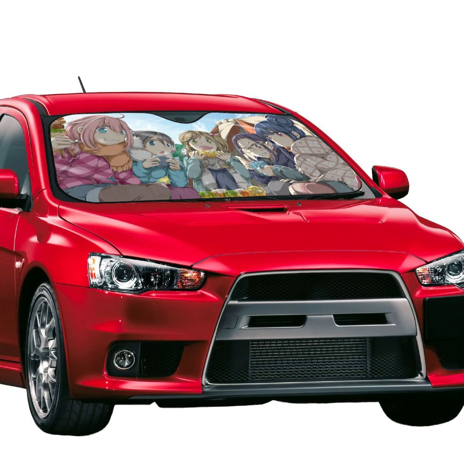 Amazon.co.jp: ゆるキャン△ サンシェード 車 遮光 遮熱 車用