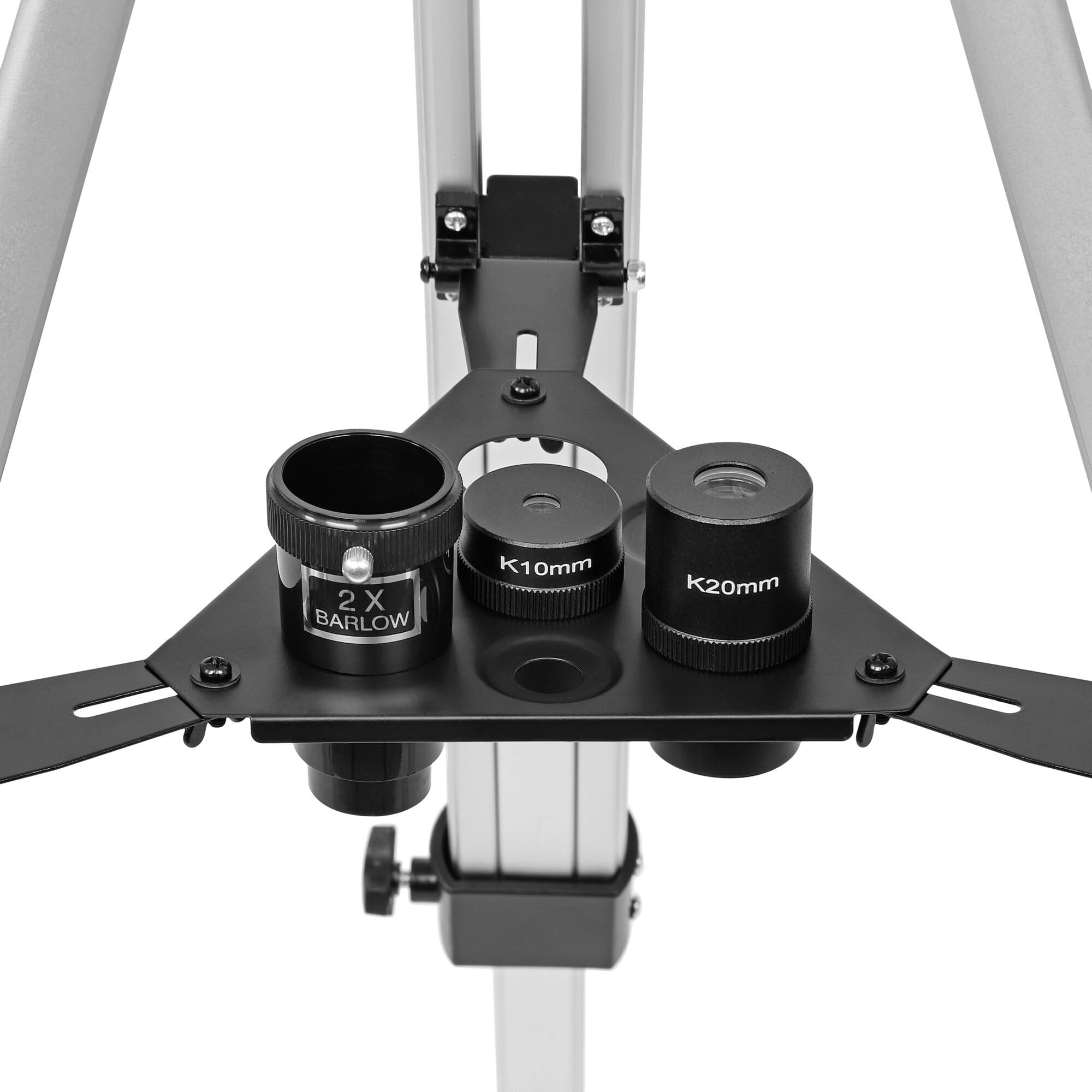 Télescope Omegon AC 70/700 AZ-2 | Réfracteur achromatique | léger et Polyvalent | télescope idéal pour débutants | pour l'observation de la Lune et de la Nature | trépied en Aluminium