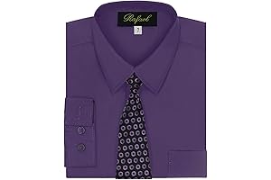Rafael Boy's Dress Shirt & Tie