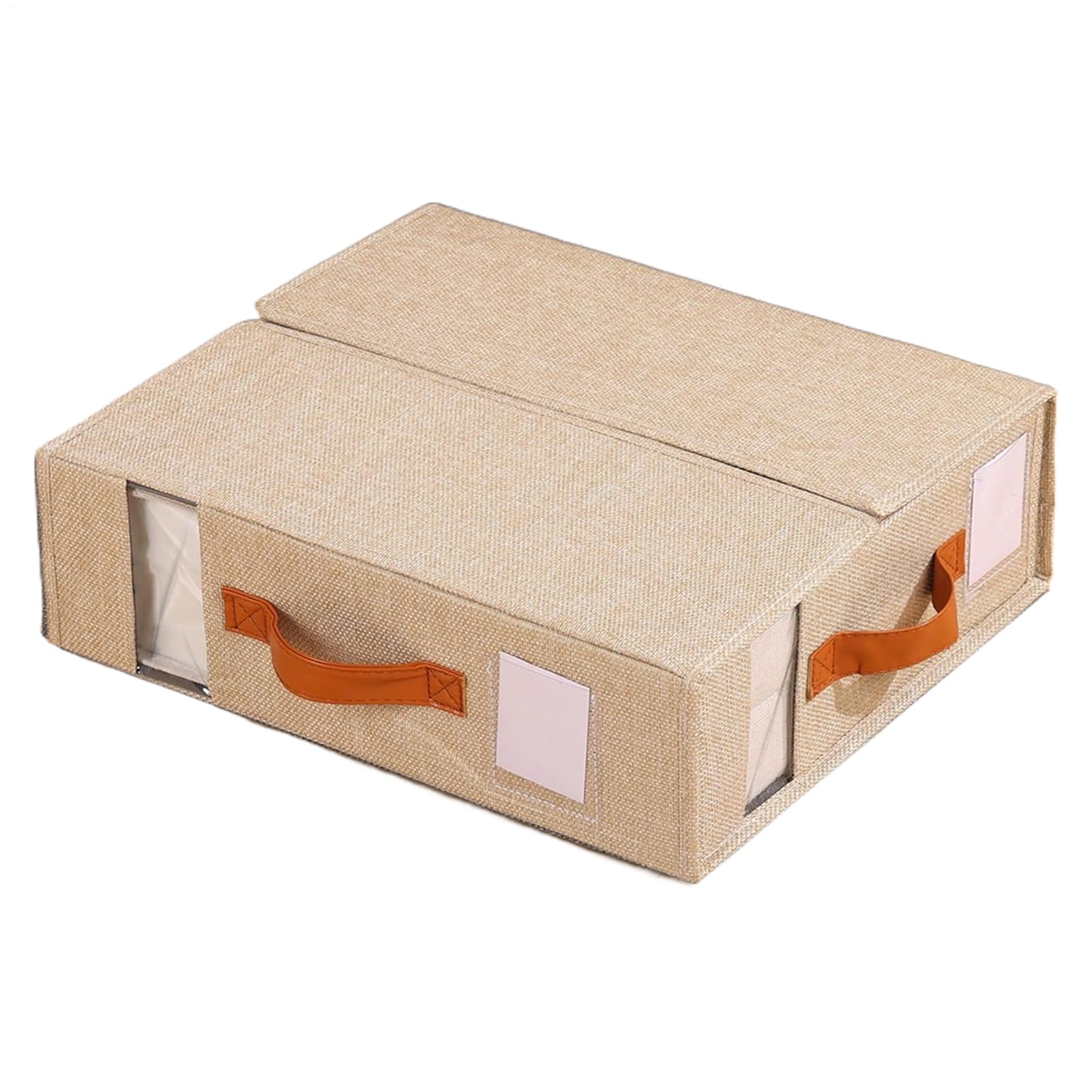 Organizador de ropa de cama plegable y bolsas para sábanas en armario de lavandería