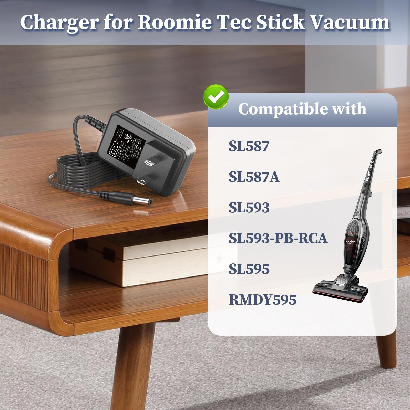 Amazon.com: DONYOIE Charger for Roomie Tec SL587 SL587A SL593
