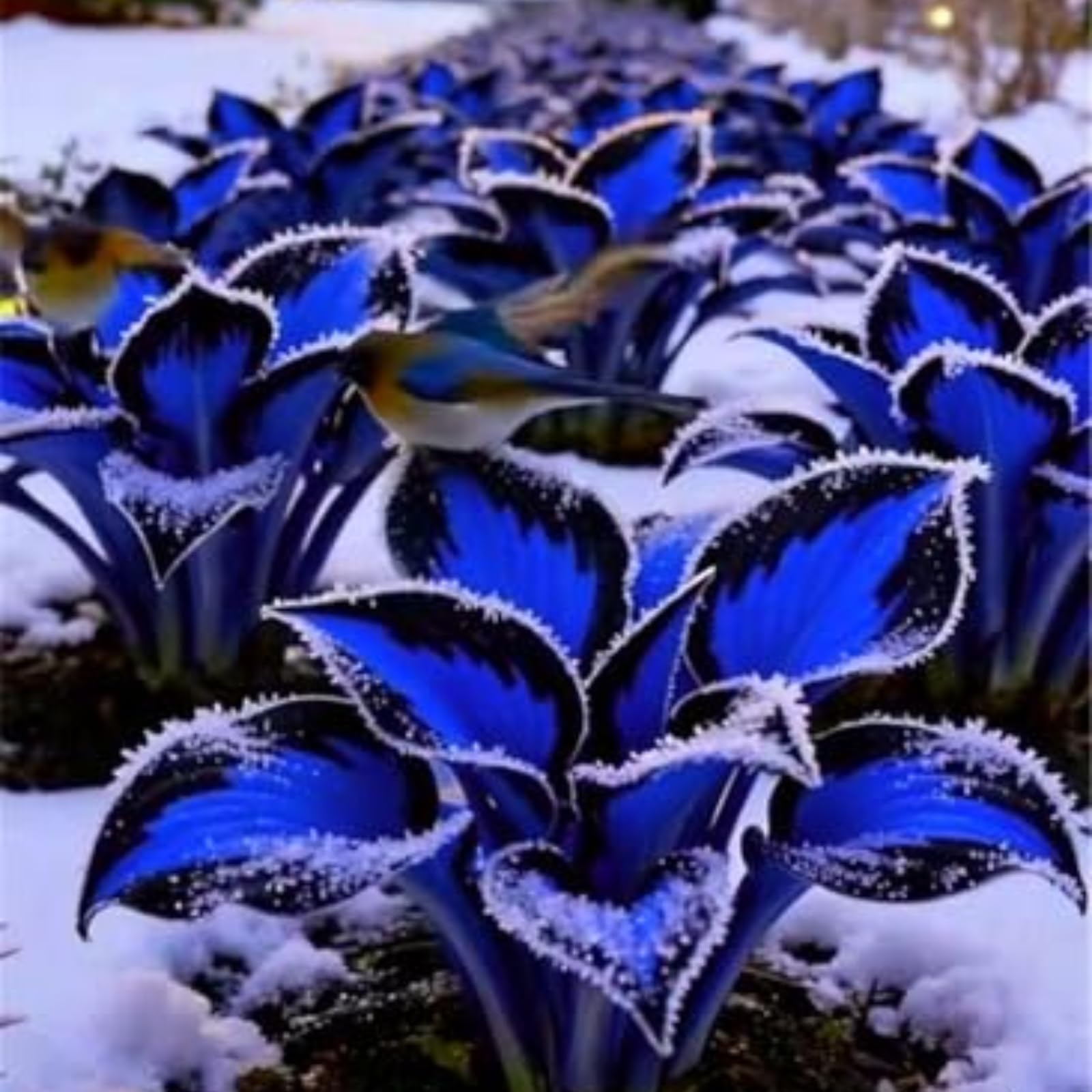 Perennial-Hosta Bulbs for Planting Now UK-Brilliant Hostas-Grow Well/Excellent Display/Potted-Plants-Rhizome.-8Bulbs-c