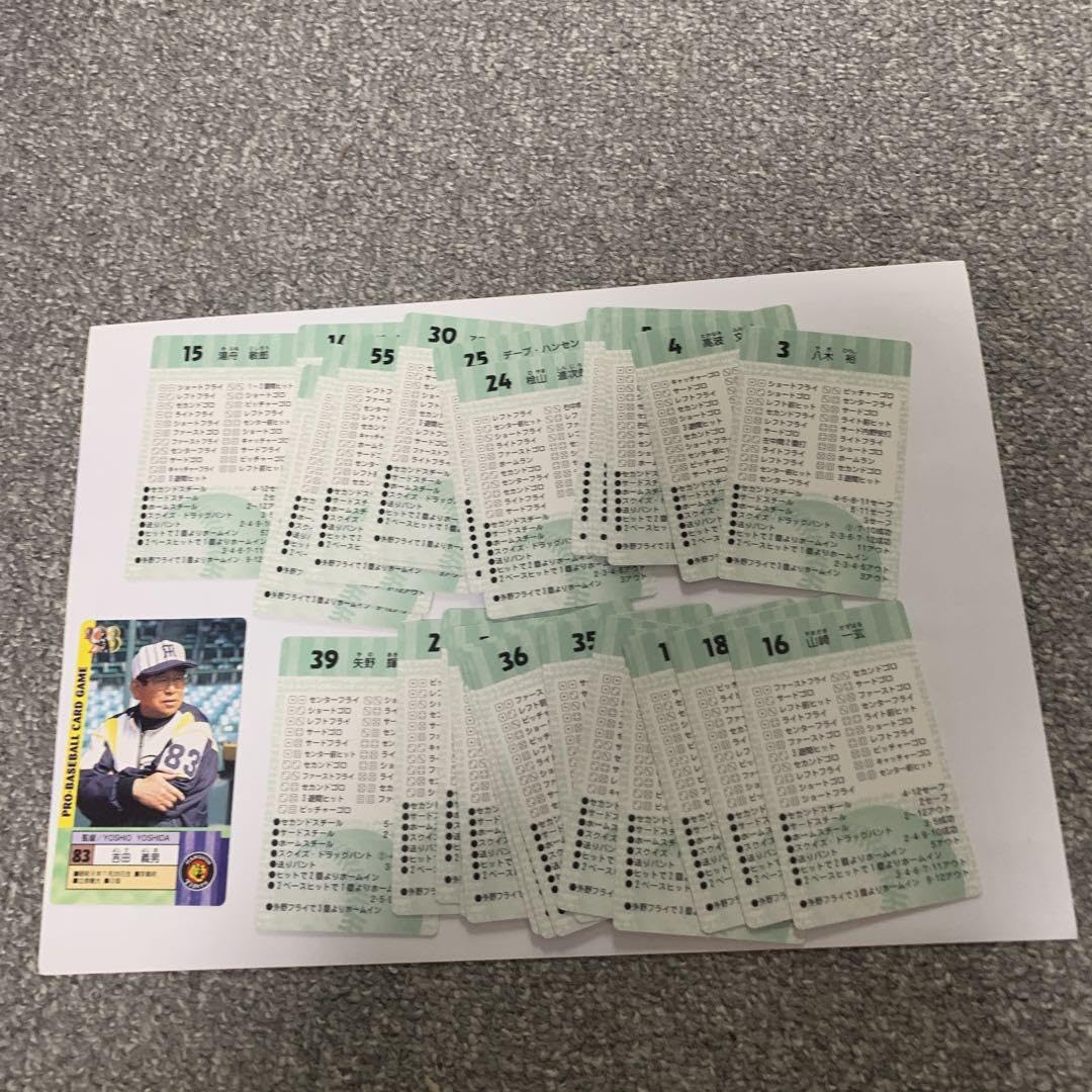 Amazon.co.jp: プロ野球カード1998年版阪神タイガース30枚監督1枚 
