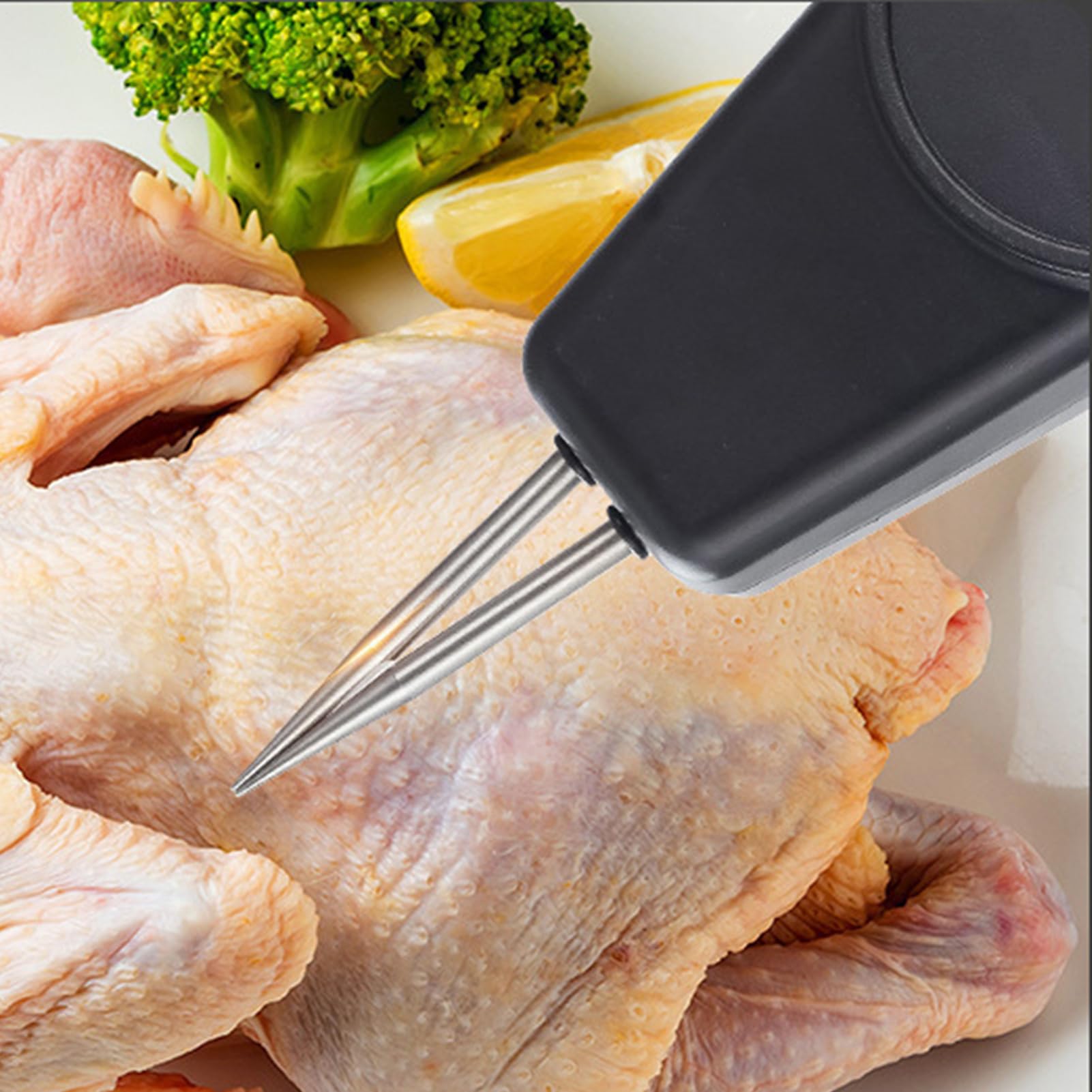 Handheld Chicken Plucker, Hair Removal Tool, Stainless Steel Defeatherer, Manual Quill Extractor, Ideal for Poultry Processing, Farm Use, Butcher Prep, Outdoor Cleaning Task