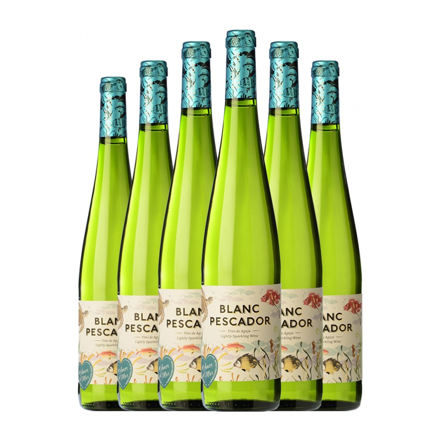 Perelada Pescador Empordà Joven 75 cl Espumoso blanco (Caja de 6 Botellas de 75 cl)