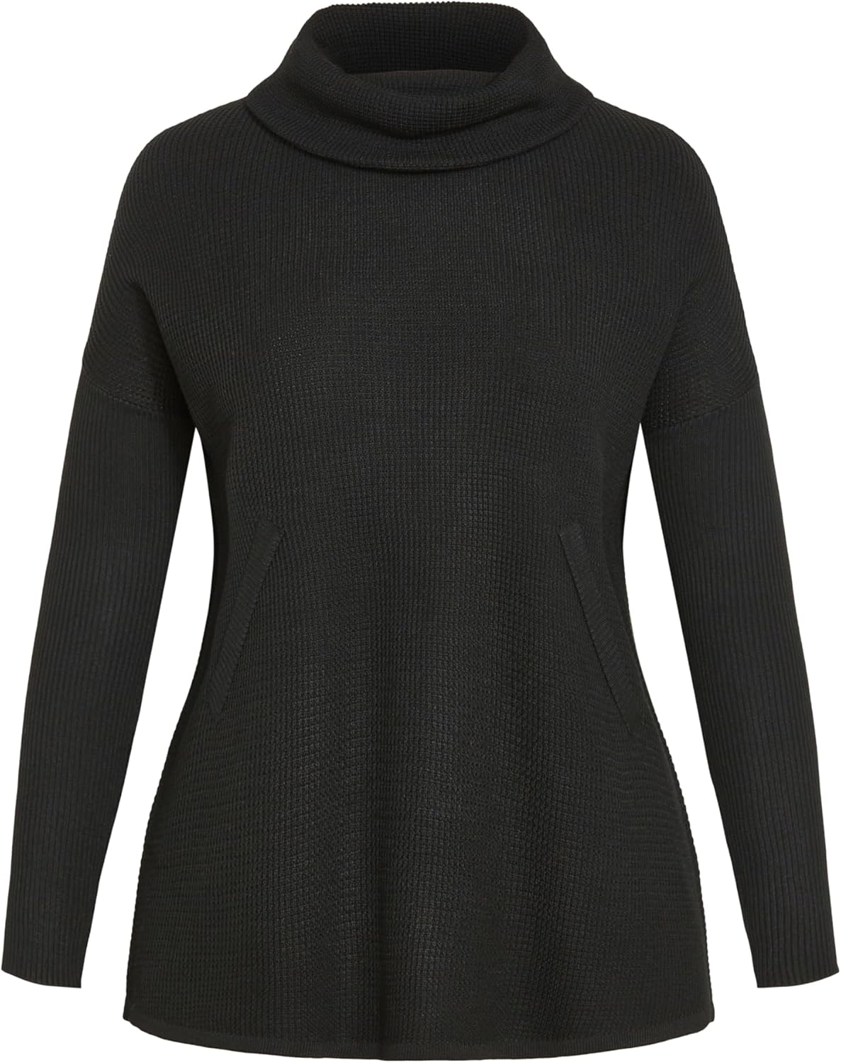 Avenue Women's Plus Size Ash Turtleneck Close Fit Sweater - Image 5