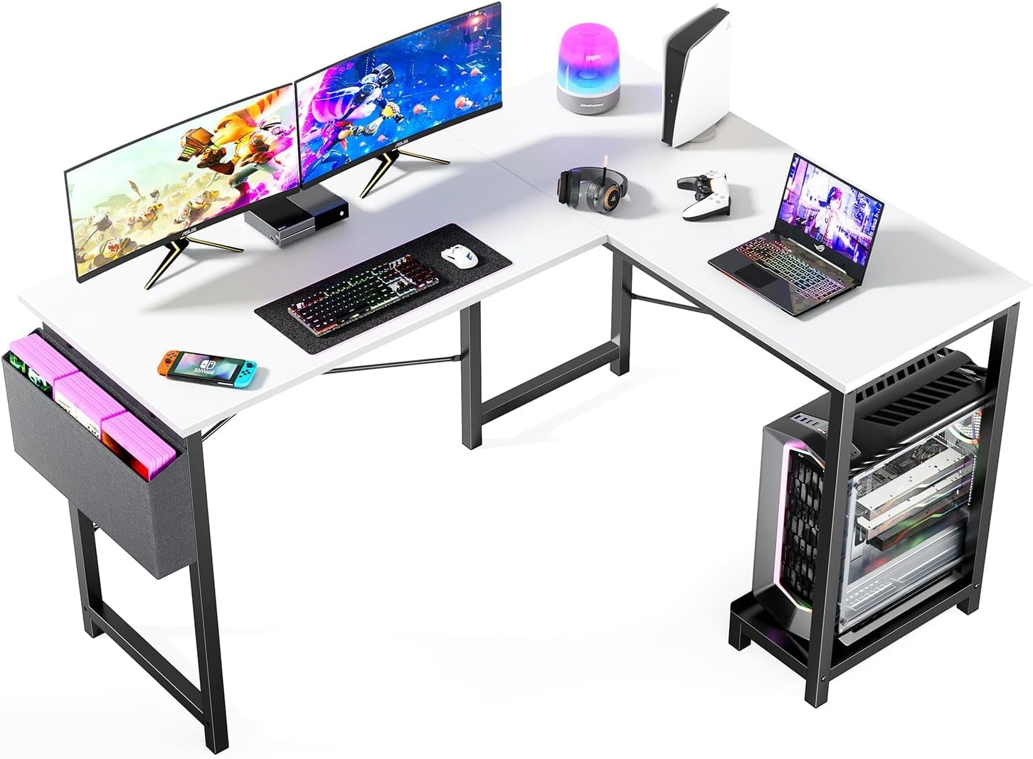 Computer Desk 50 Inch L Shaped Desk Office Desk with