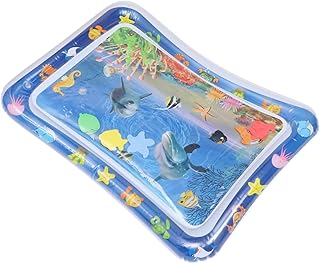 ibasenice 1Pc Almofada De Água Inflável Centro De Jogo Inflável Água Playmat Inflável Barriga Tempo Esteira Do Bebê Almofada Flutuante Tapete De Jogo Do Bebê Inflável Tapinha Tapete