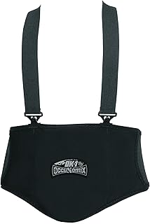 Lumbar Back Belt, Lumbar Support Pad, Nylon Elastic Body, 3X-Large (54