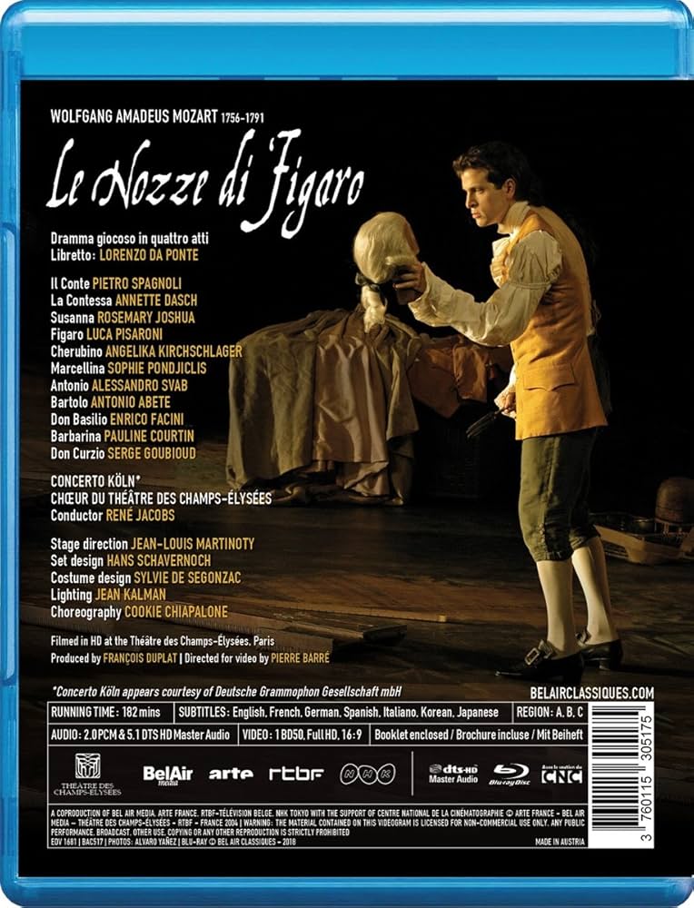 その他 Les Noces De Figaro / [DVD] [Import] p706p5g Les Noces De Figaro / [DVD] [Import] p706p5g