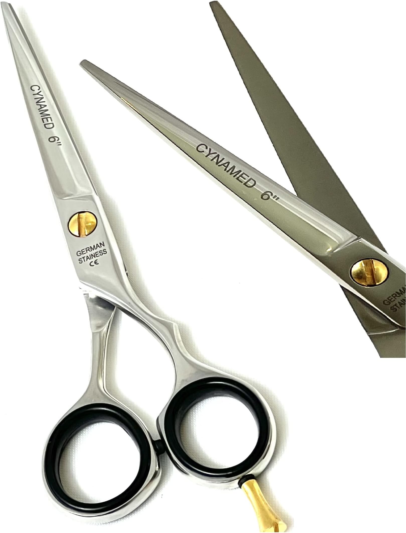 Amazon.com: GERMAN NEW PROFESSIONAL BARBER SCISSORS HAIRDRESSING SHEARS ...