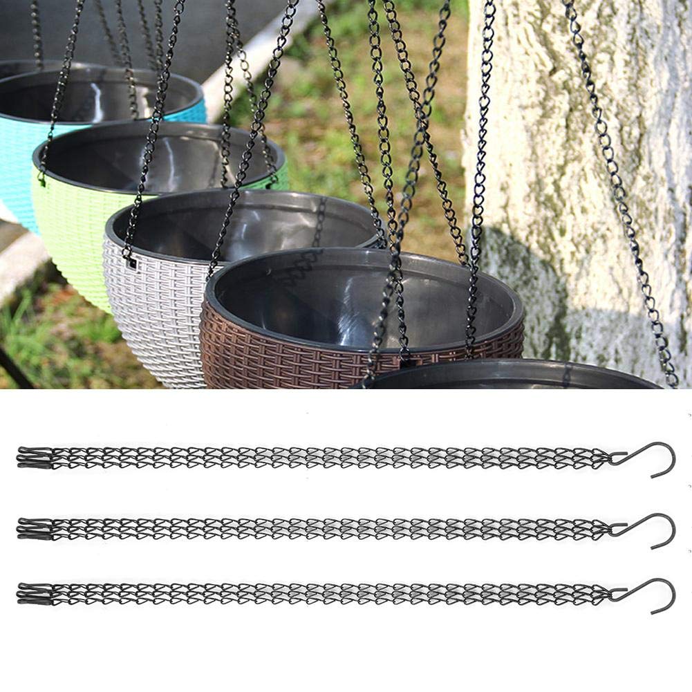 Catena per cesti sospesi da 4 pezzi per vasi da fiori, appendini di ricambio per piante, mangiatoie per uccelli, ganci da appendere | Leroy Merlin