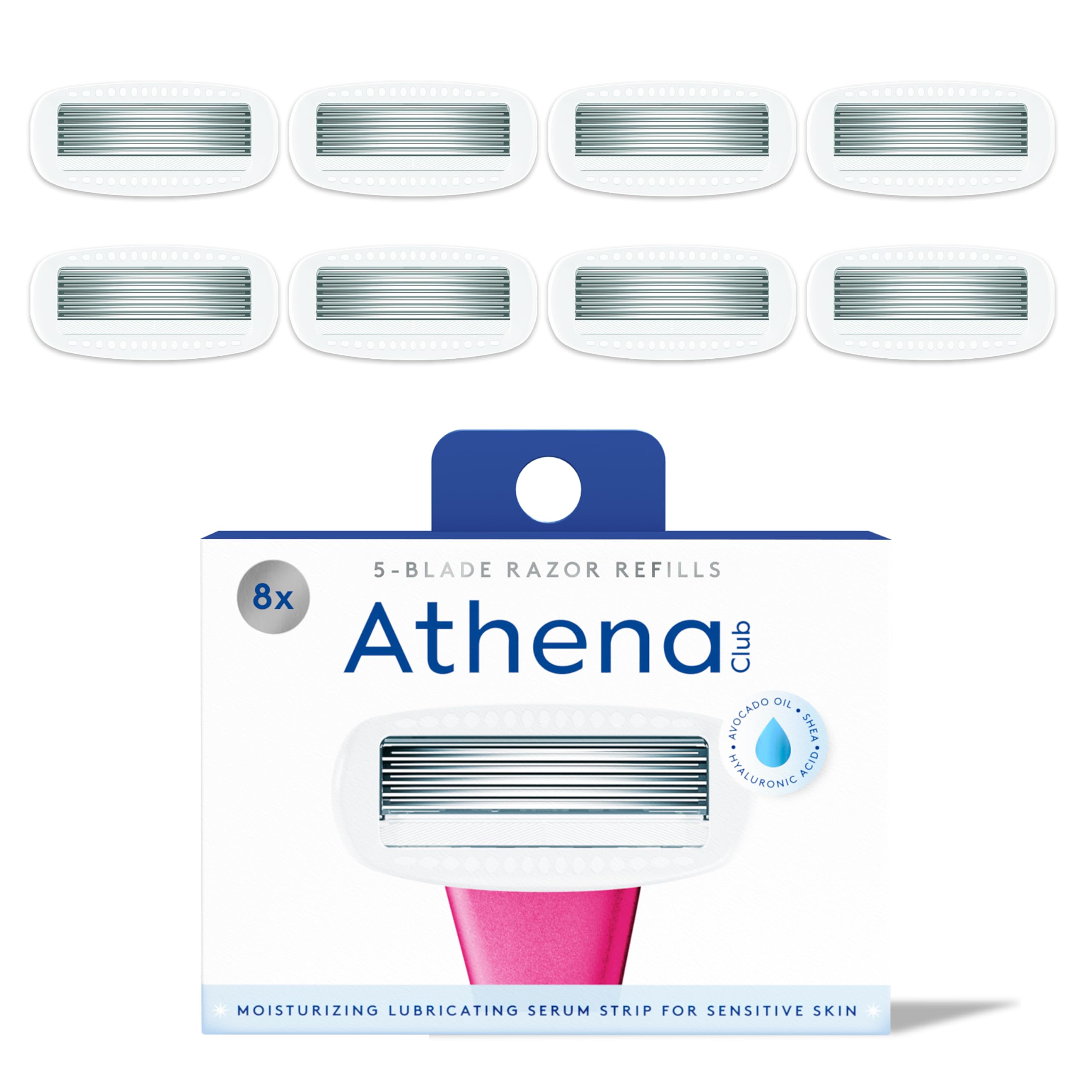 Athena Club Women's Razor Blade Refills - 8 Count