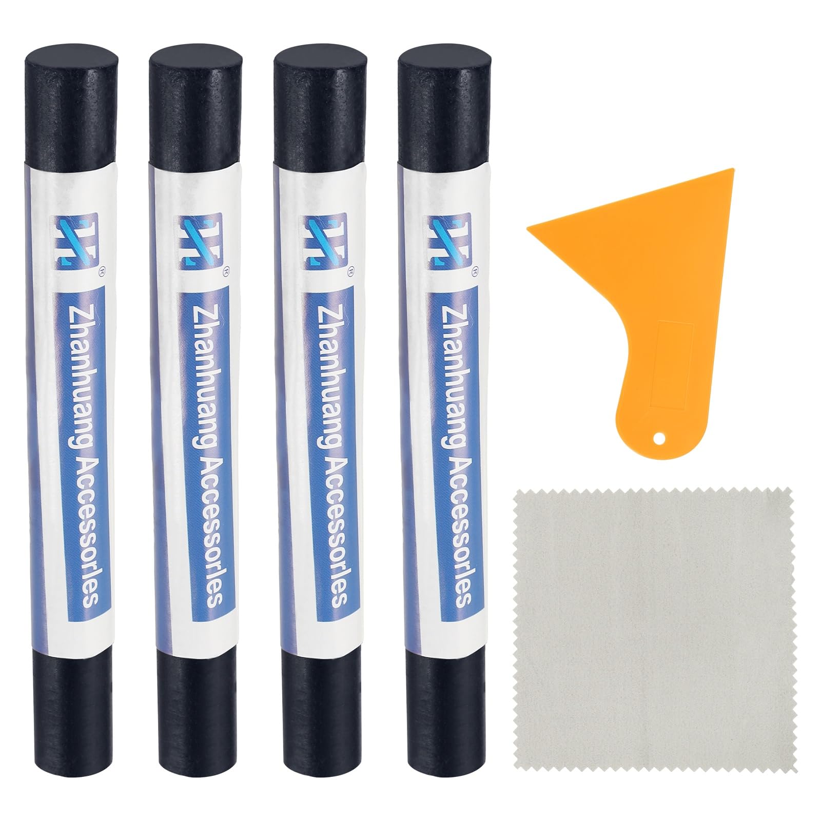 sourcing map 4Pcs Wood Filler Sticks, Wax Touch Up Furniture Repair Crayon