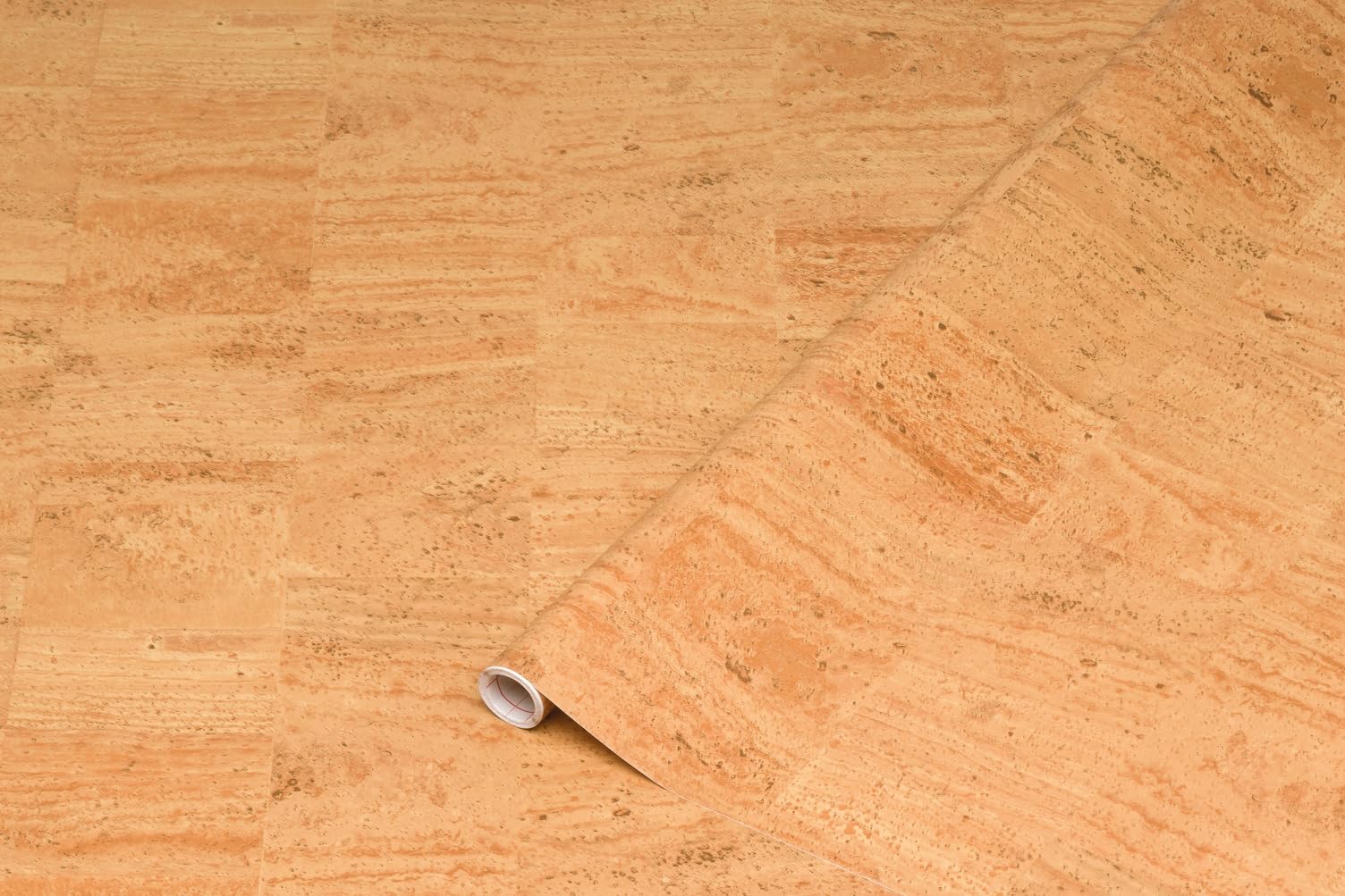 d-c-fix vinyl wrap Cork wood effect 67,5 cm x 2 m - sticky back plastic roll for furniture, kitchen & cupboards - contact paper sticker self adhesive film — image 1