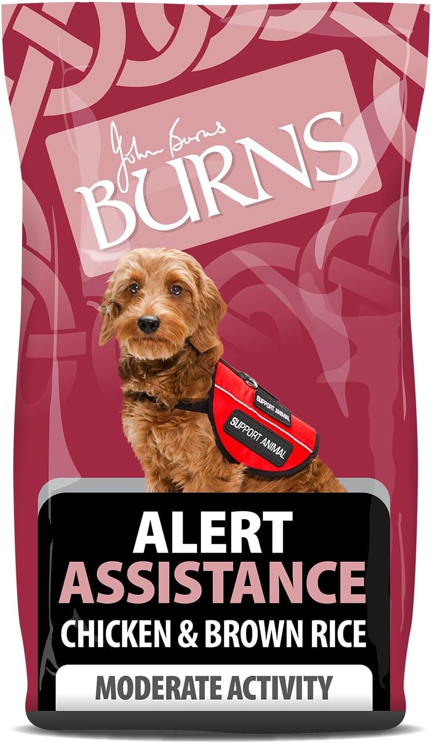 Pet Nutrition Hypoallergenic Complete Dry Dog Food Adult and Senior Dog Alert Chicken and Brown Rice 12 kg