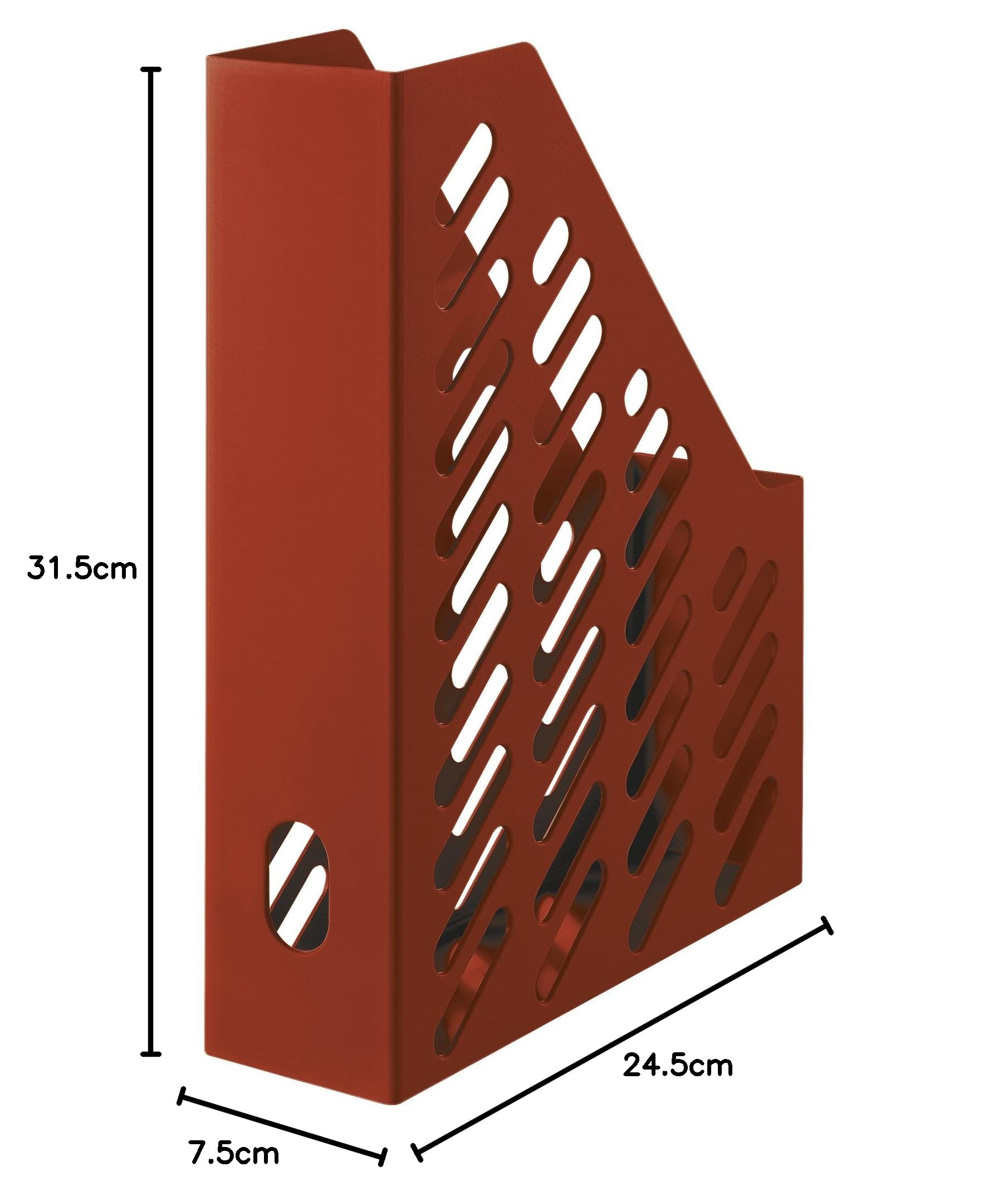 HAN Kolektor stojący CLASSIK - 10 sztuk, nowoczesny organizer stojący w nowoczesnym wzornictwie. Funkcjonalny, wysokiej jakości i elegancki do formatu DIN A4/C4, czerwony, 1601-17