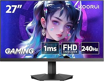 KOORUI 27インチ 240Hz ゲーミングモニター Amazon.co.jp: KOORUI ゲーミングモニター 27インチ 240Hz 1ms