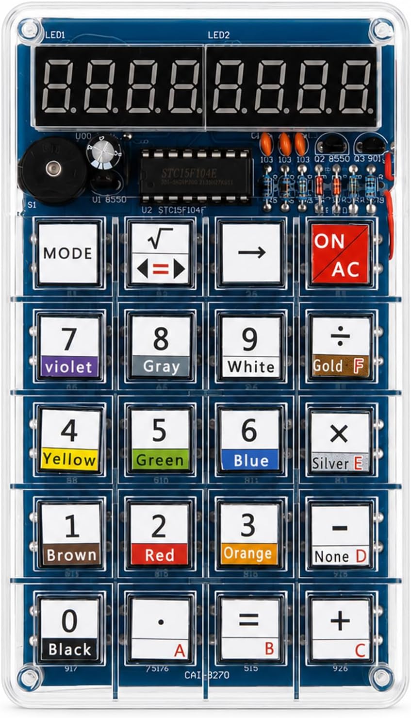 DIY Soldering Practice Kit for Calculator, STEM Project for Beginners