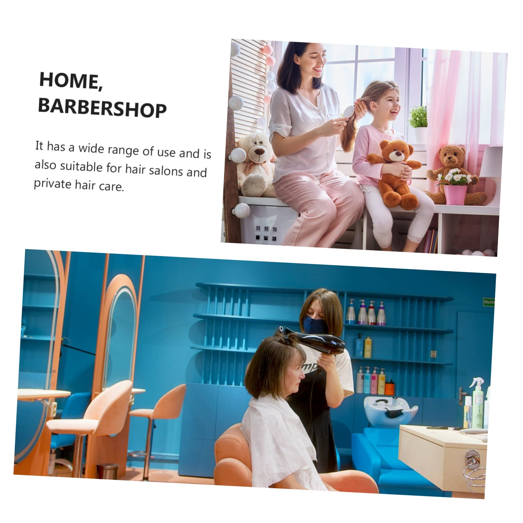 DOITOOL Ciseaux de Coiffure avec Peigne Plat pour Cheveux Clairsemés Matériel de Coiffure pour Salon et Débutants