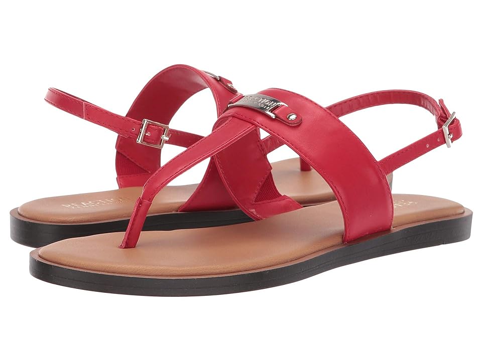 

Kenneth Cole Reaction Scroll Backstrap (Red Synthetic) Women's Sandals
