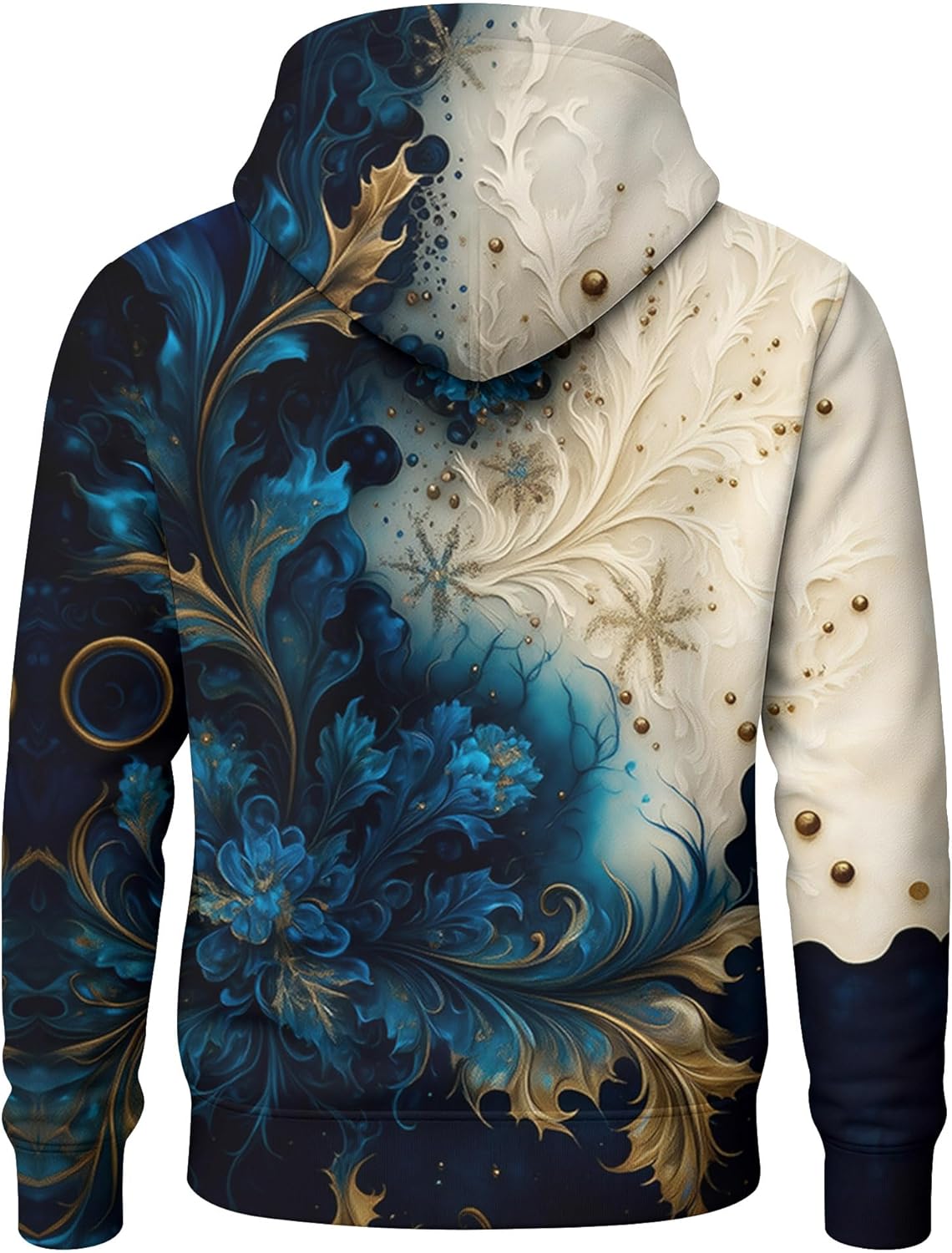 PAGYMO Graphic Hoodies for Men Funny 3D Printed Cool Design Novelty Fashion Pullover Hooded Sweatshirt - Image 4