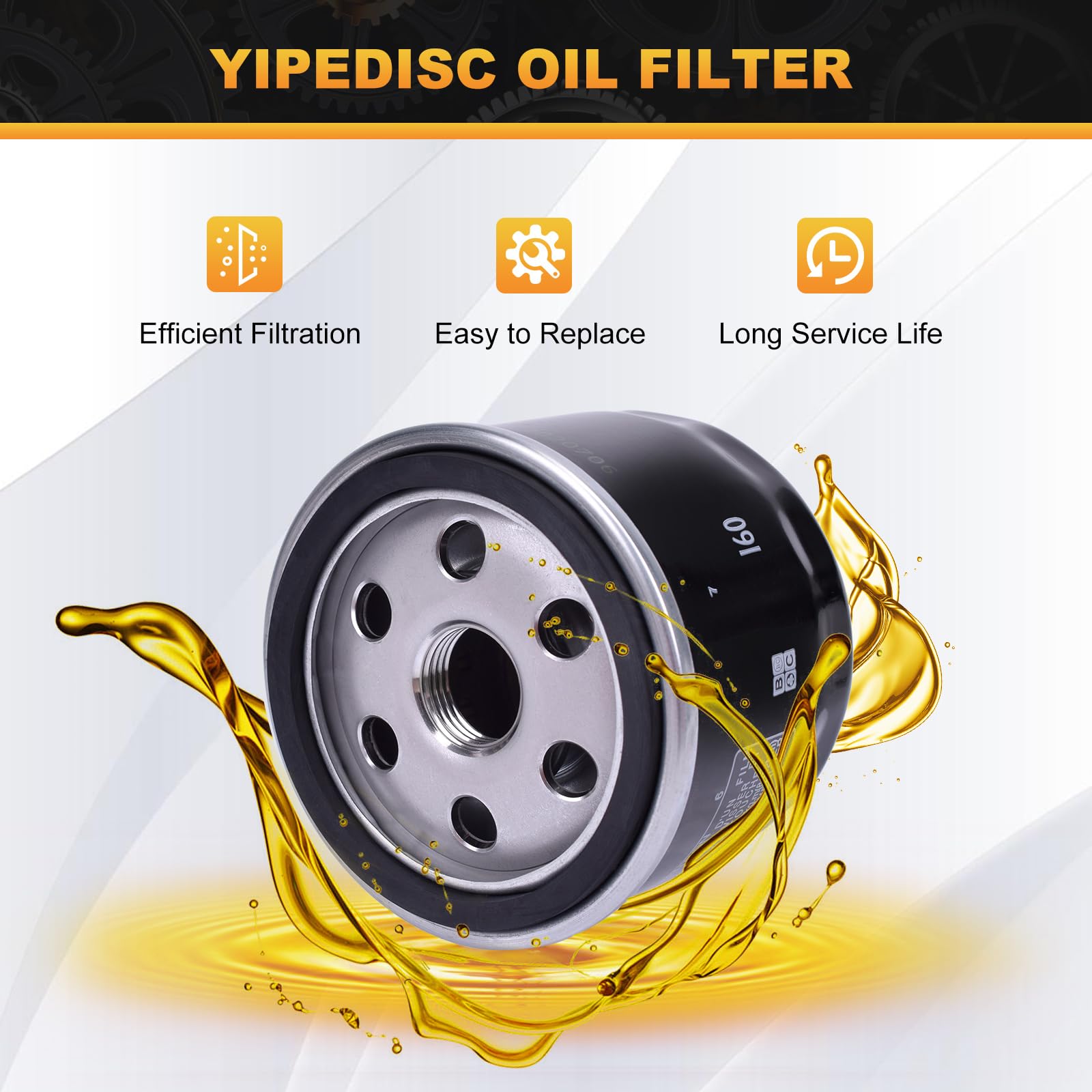 Filtre A Huile Hiflofiltro Filtre à Huile Hiflofiltro HF160 Pour BMW S 1000 R RR XR / K 1200 GT LT R RS S HF204 Compatibilité