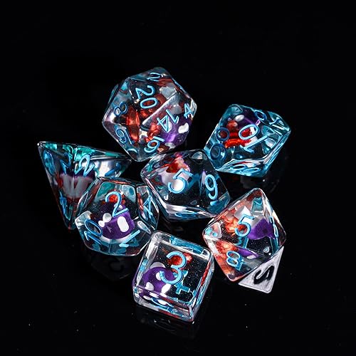 Miniatura 46 de UDIXI - Juego de dados poliédricos DND; juego de dados para Dungeons & Dragons, dados de calavera para DND, RPG, MTG y otros juegos de mesa