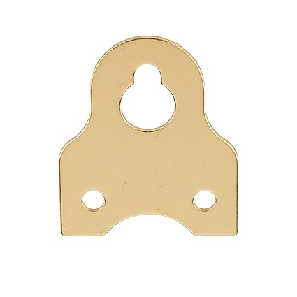 HIGHPOINT Picture Frame/Mirror Wall Hanger 5-piece Polished Brass Finish with Screws