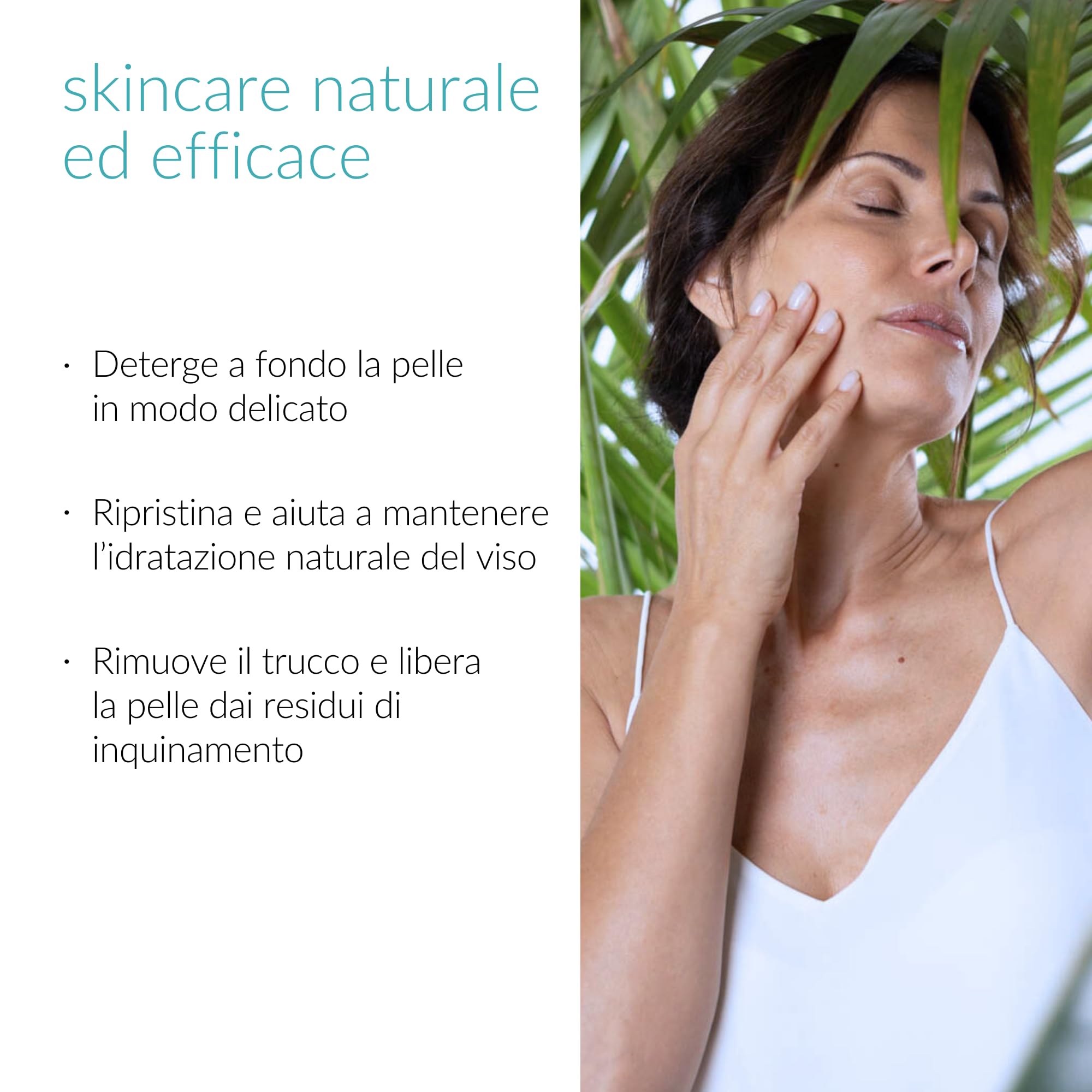 OWLYSTIC Mousse Detergente Viso Schiumogeno Delicato - BIO Vegan 100% MADE IN ITALY - Mousse Struccante Viso per Pulizia Profonda - Extra Idratante per Pelli Secche 150ml