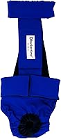 Vista 1 de Royal Blue - Pañal impermeable prémium para perro, a prueba de escapes, XL, con orificio para la cola, fabricado en Estados Unidos