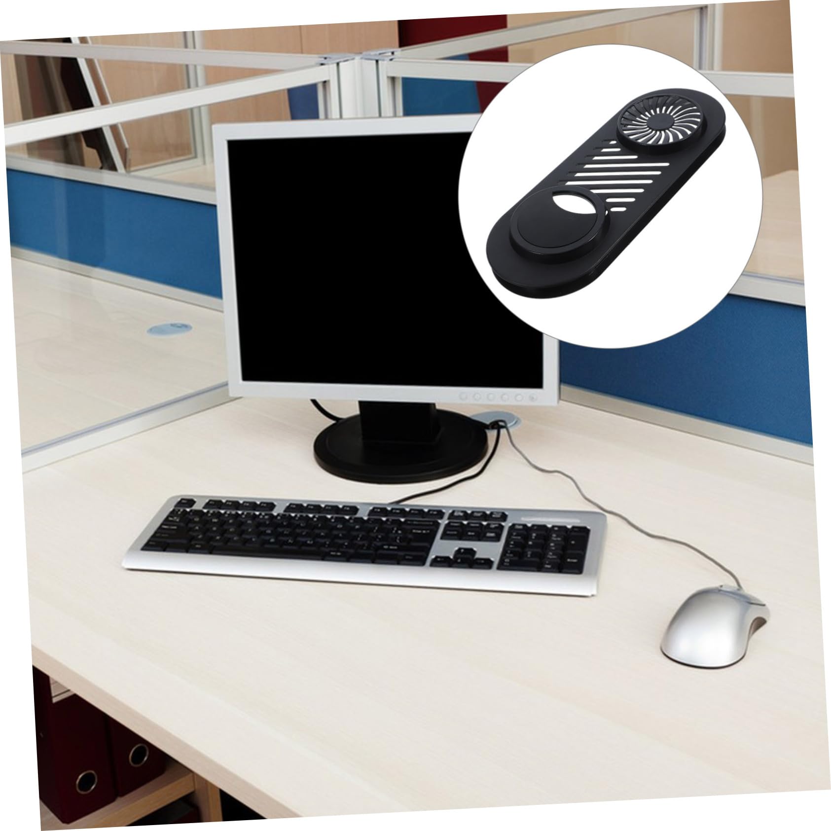 Angoily 5pezzi Ventilazione Per Computer Host Copertura Aerazione Facile Installazione Per Mobili e Dispositivi Elettronici Adatta Per Armadi e Computer