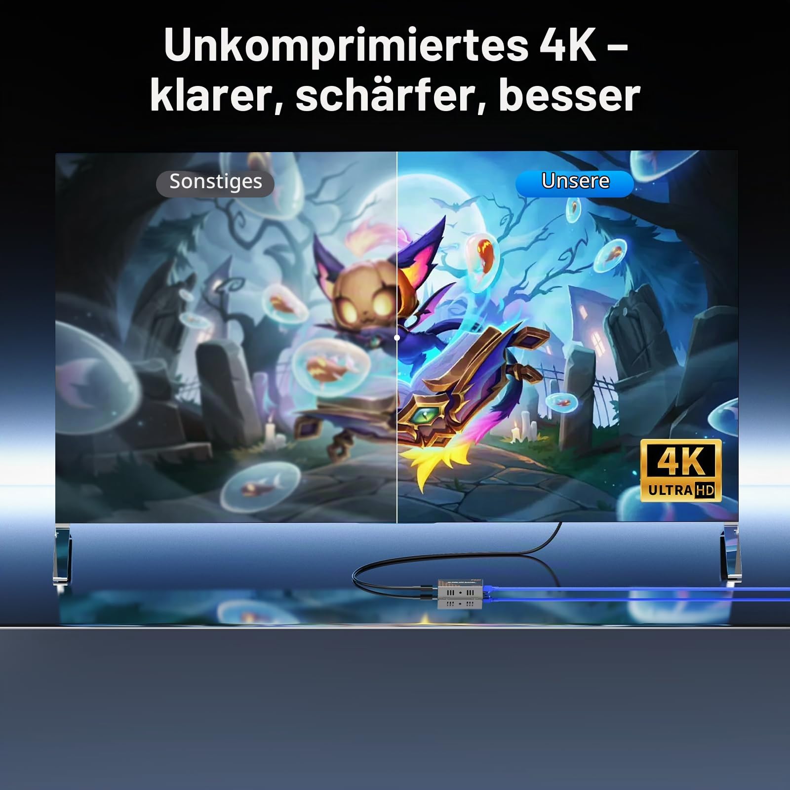 PWAY HDMI Extender 4K, Over Cat5e/6/7 Ethernet HDMI 40m 4K@30Hz mit Loop Out & IR Rückführung, HDMI Verlängerung über Cat6 Kabel, Plug & Play, Kompatibel mit PC TV Monitor Beamer PS4 PS5 Xbox
