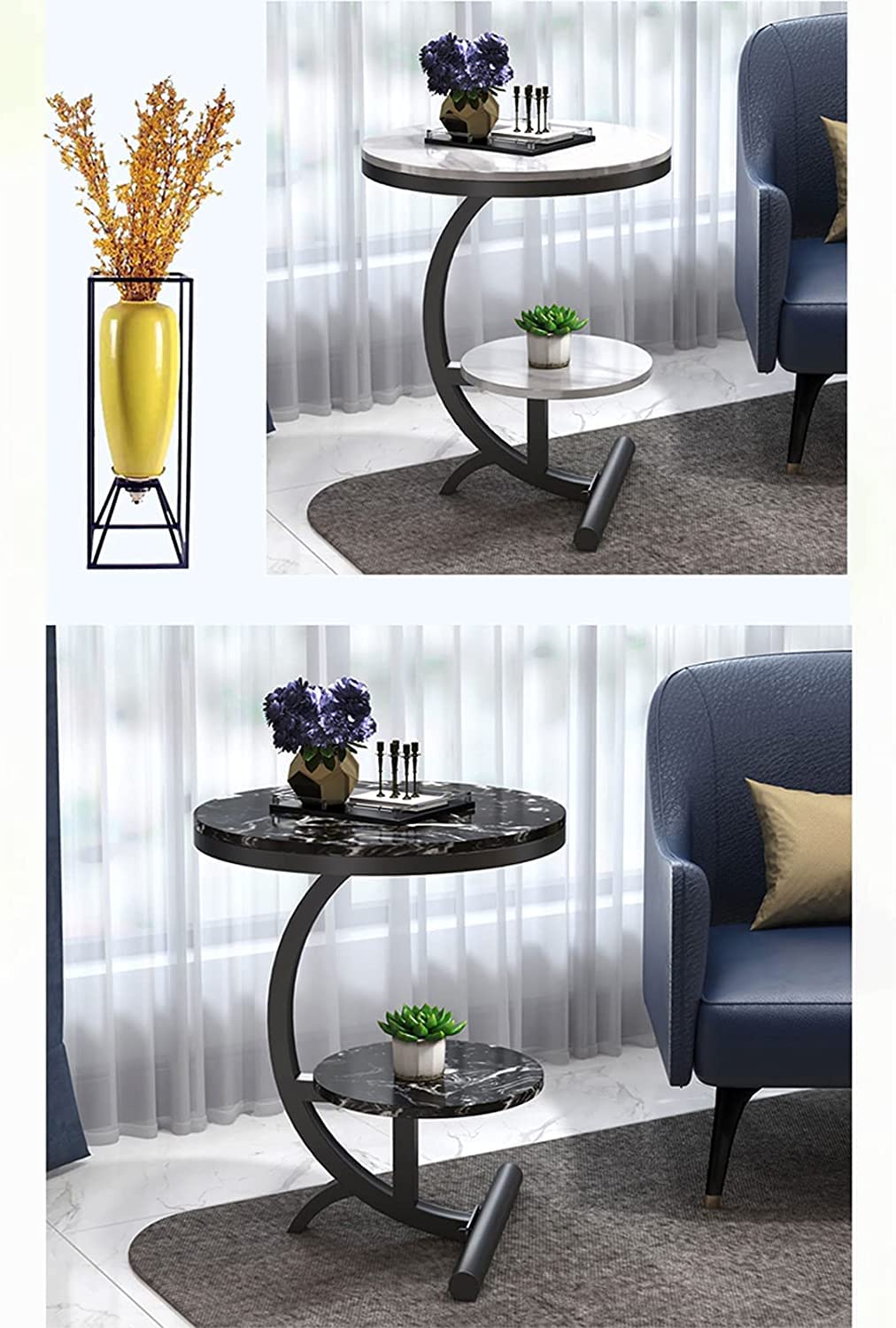 Amazon.co.jp: ベッドサイドテーブル サイドテーブル サイド