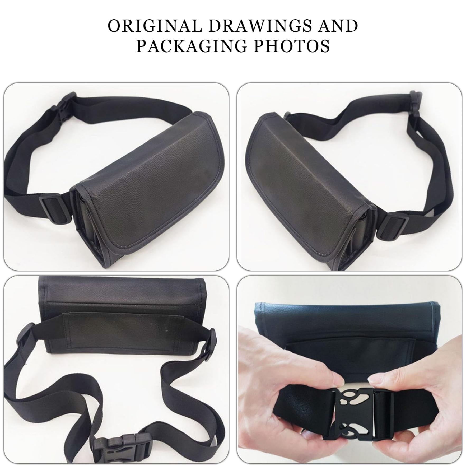 Organiseur de pièces de Monnaie, Sac Banane pour Vendeur Billets et Distributeur pièces Monnaie avec Ceinture réglable pour Serveuse, Serveur, collecteur, Changement Caisse