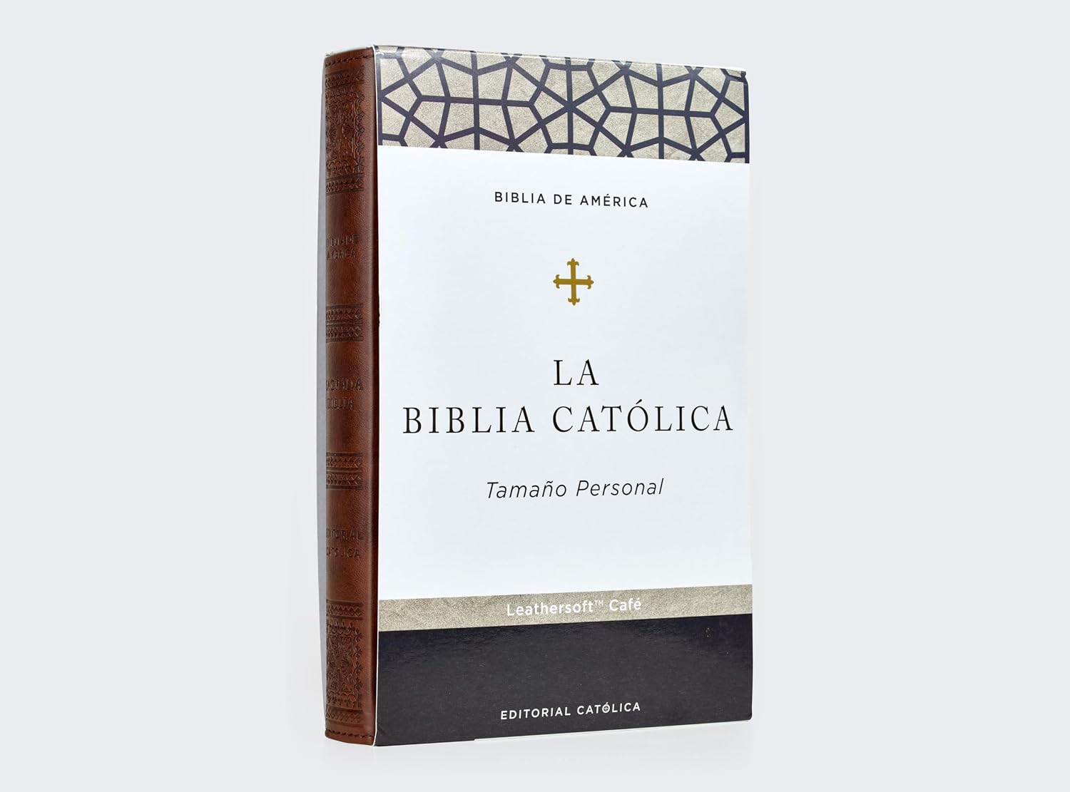 Biblia Católica, Tamaño personal, Leathersoft, Café, Comfort Print (Spanish Edition)