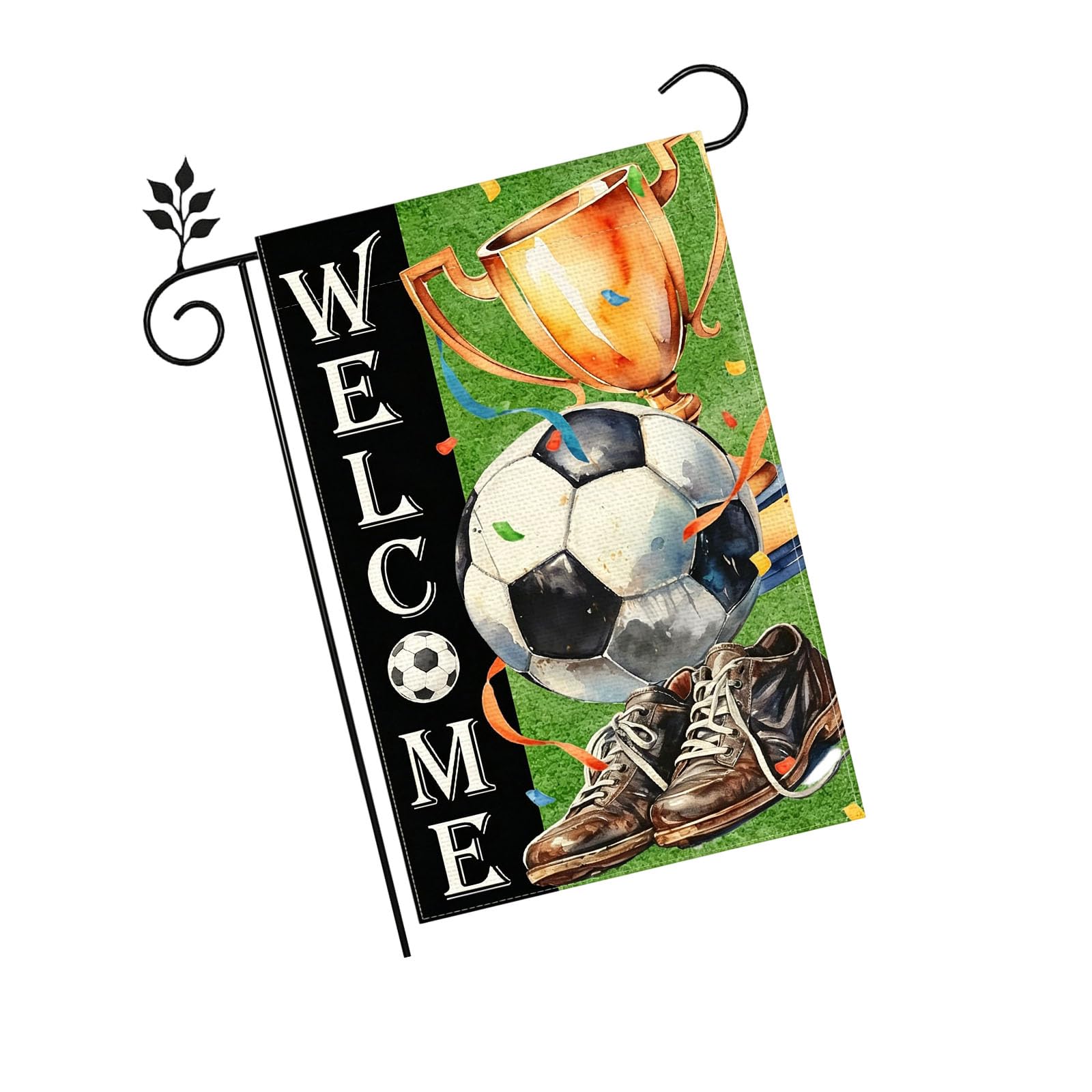 Tsophreniq Colorful 2026 Worldwide Football Championship Themed Polyester Flag Great for Outdoor and Indoor Display Fade Resistant Garden Decor
