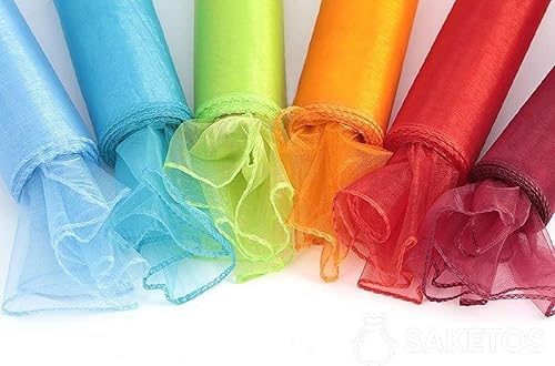 Miniatura 2 de Sarvam Fashion Juego de 10 lazos para sillas, lazos para atar, decoraciones para bodas, recepciones, eventos, banquetes, sillas decorativas (7 x 108