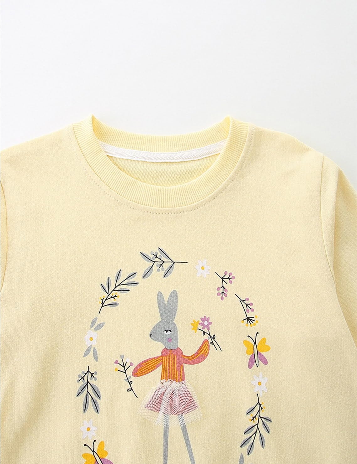 Toddler Girl Sweatshirt Crewneck Long Sleeve Shirt Girls Fall Pullover Tops Clothes - Image 3