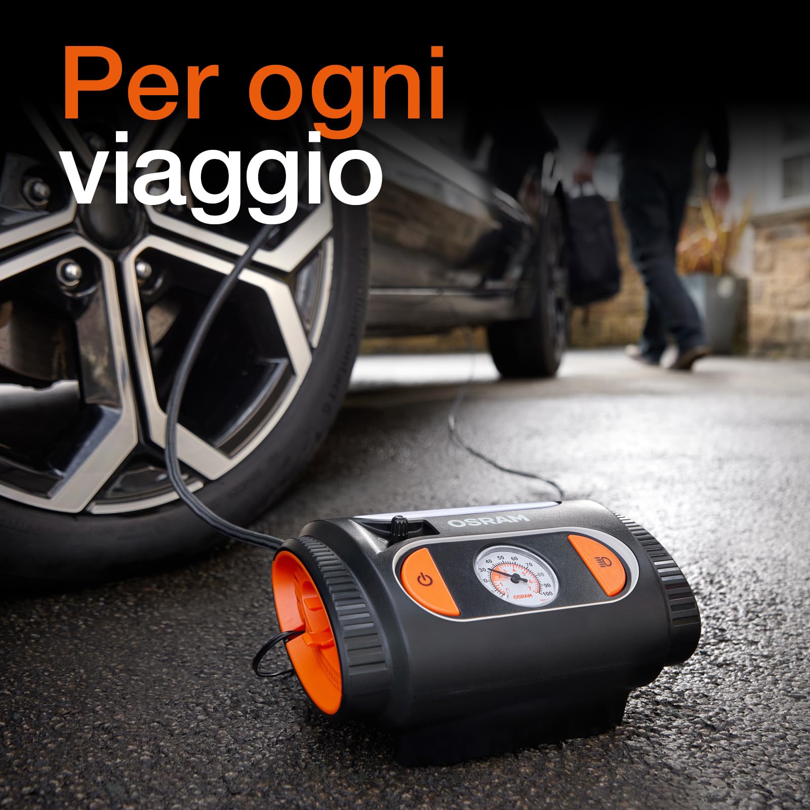 OSRAM OTI2110 Manometro per pressione gomme