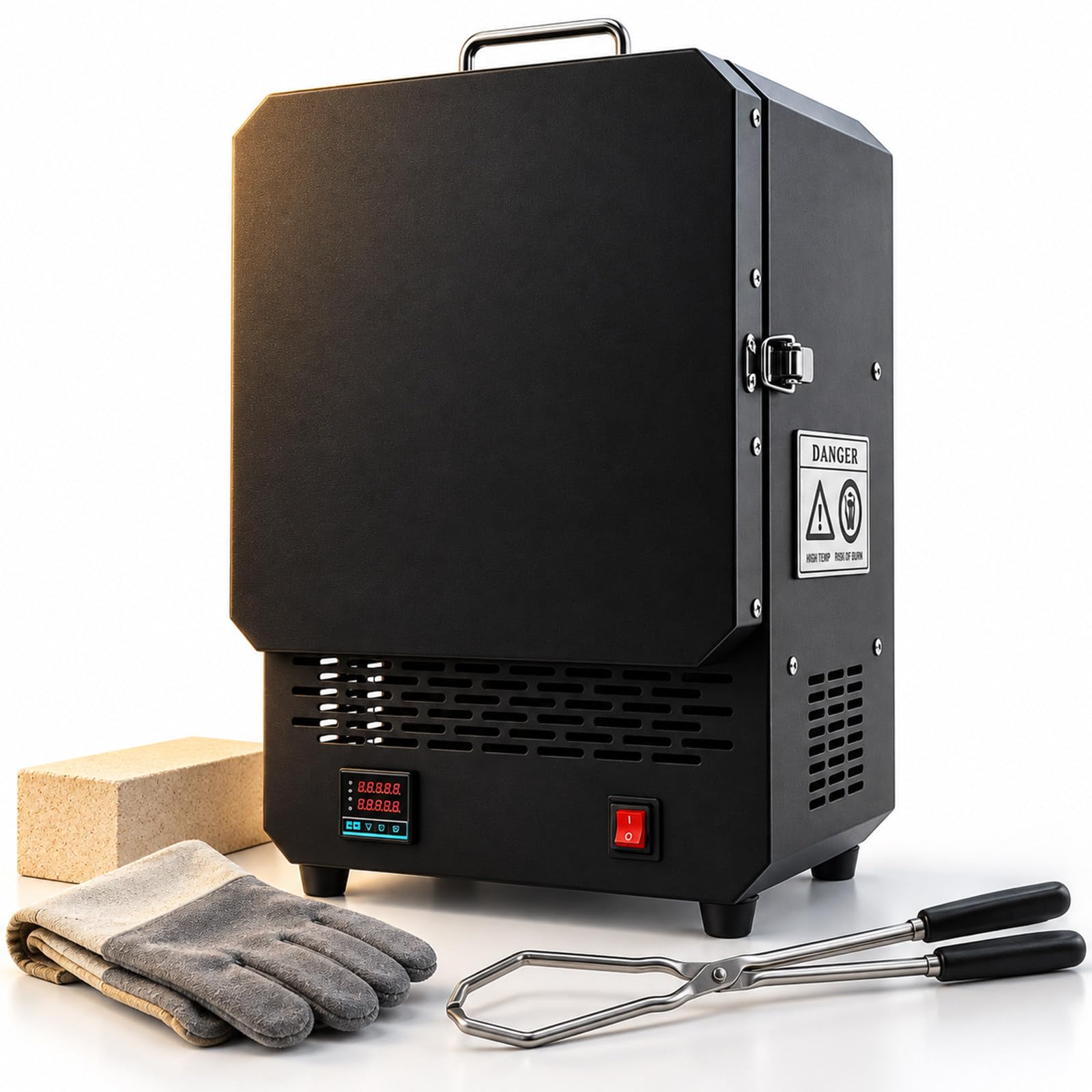 Forno a Muffola 1200°C, Forno Elettrico 1500W con Controllo PID