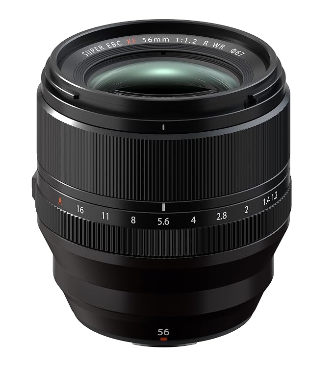 Fujifilm Fujinon XF 56MM F1.2 R Weather Resistant LM Prime Lens for Portrait | Wedding | Fashion (Full Frame Equivalent = 85MM) with 2+1* Year Warranty