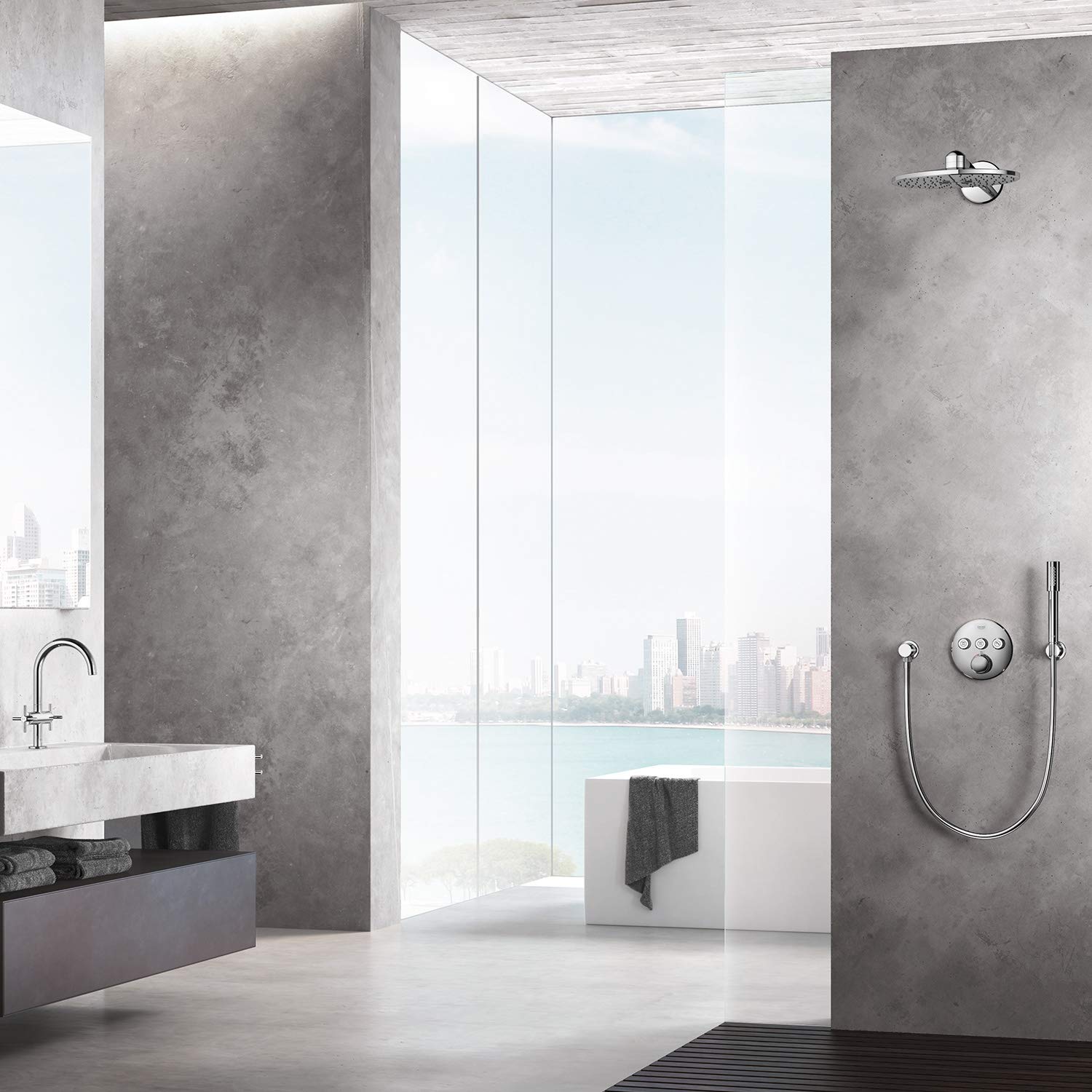 Amazon.co.jp: GROHE 26465000 Sena Stick ハンドシャワー 1.75 GPM
